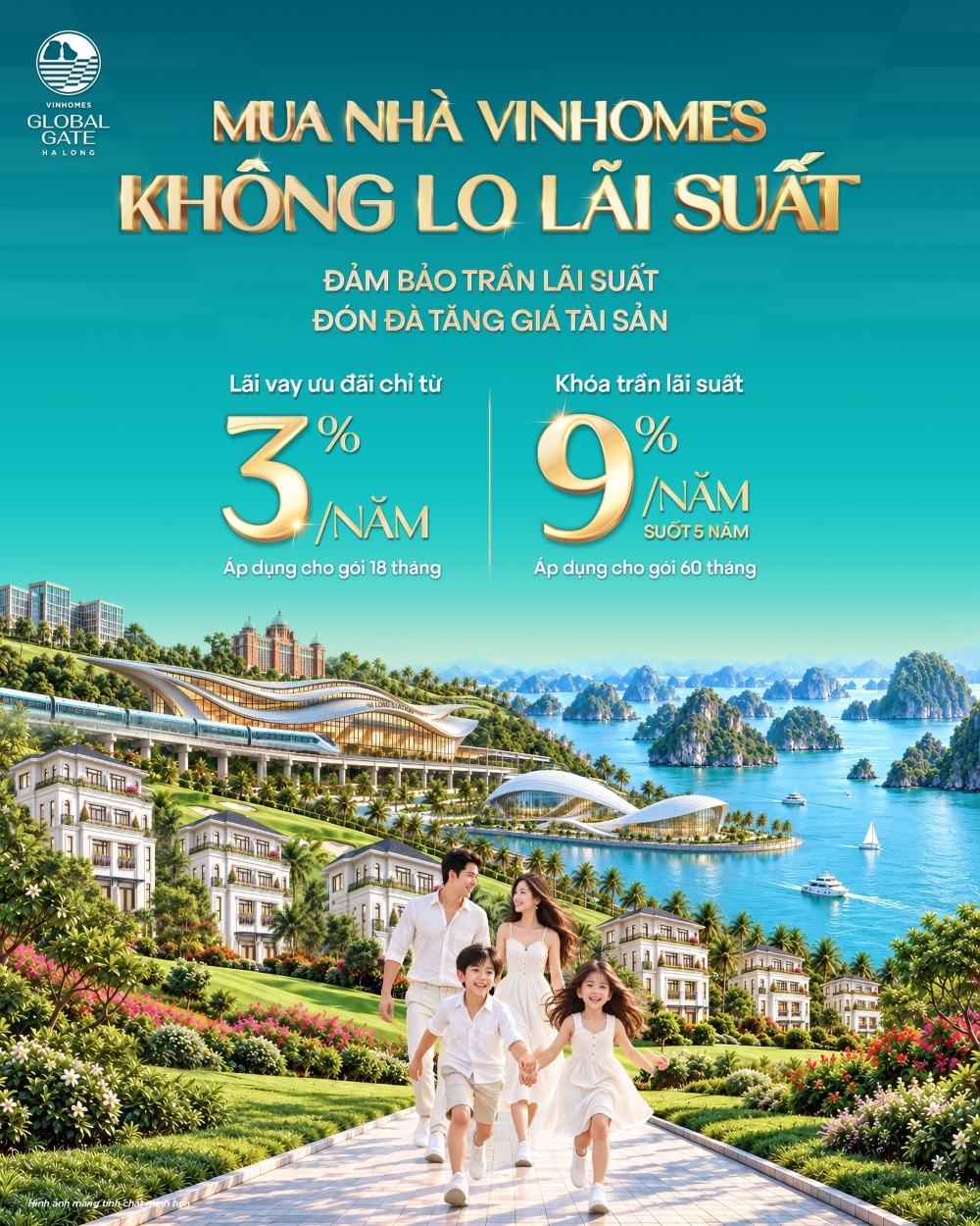Khóa trần lãi suất 5 Năm: Lợi thế từ chính sách hỗ trợ vay tại dự án Vin Hạ Long Xanh
