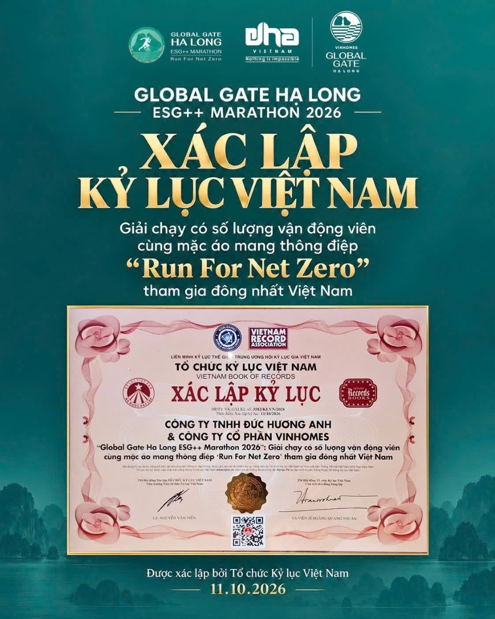 Kỷ lục Việt Nam và những con số ấn tượng tại Global Gate Hạ Long ESG++ Marathon 2026 Kỷ lục Việt Nam và những con số ấn tượng tại Global Gate Hạ Long ESG++ Marathon 2026